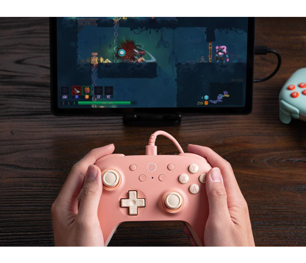 8BitDo Ultimate 2C Wired Pad Peach RET00476 - 1367007 - zdjęcie 5